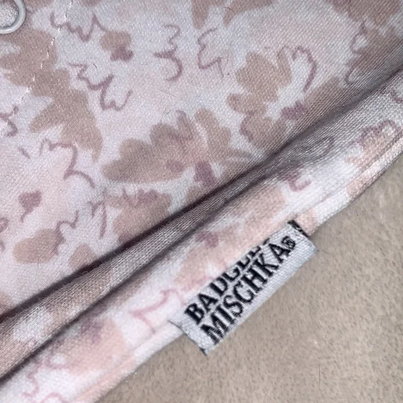 Badgley Mischka Floral Pink/Mauve Footie 0-3M EUC - Picture 8 of 10